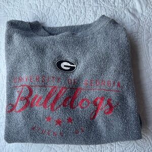 UGA terrycloth sweatshirt